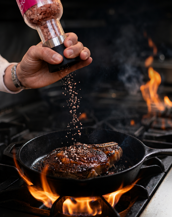 Perfect Pan-Seared Wagyu Steak with ORYCO Himalayan Pink Salt