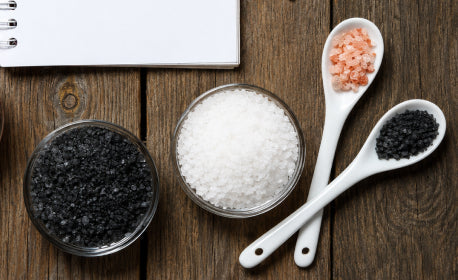 black coarse salt