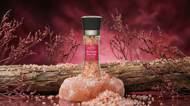 Premium Himalayan Pink Salt Grinder 200g