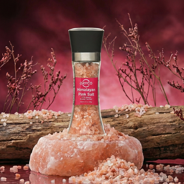 Premium Himalayan Pink Salt Grinder 200g