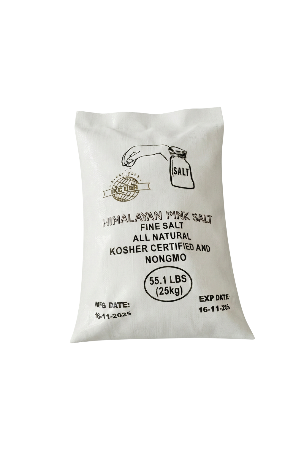 Ground Himalayan Pink Salt Bag