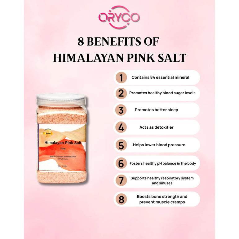 Himalayan Pink Salt Bundle – 5 lb Coarse + 5 lb Fine
