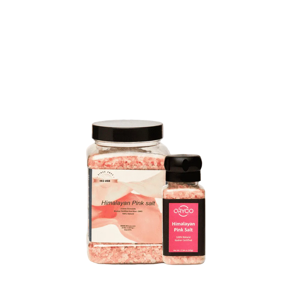 Himalayan Pink Salt Bundle – 5 lb Coarse Bag + 500g Coarse Grinder