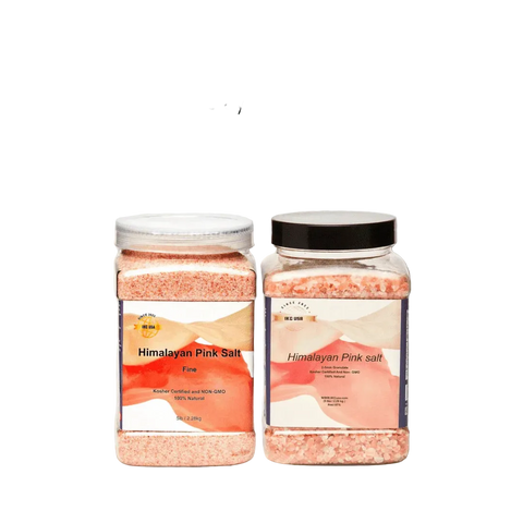 Himalayan Pink Salt Bundle – 5 lb Coarse + 5 lb Fine