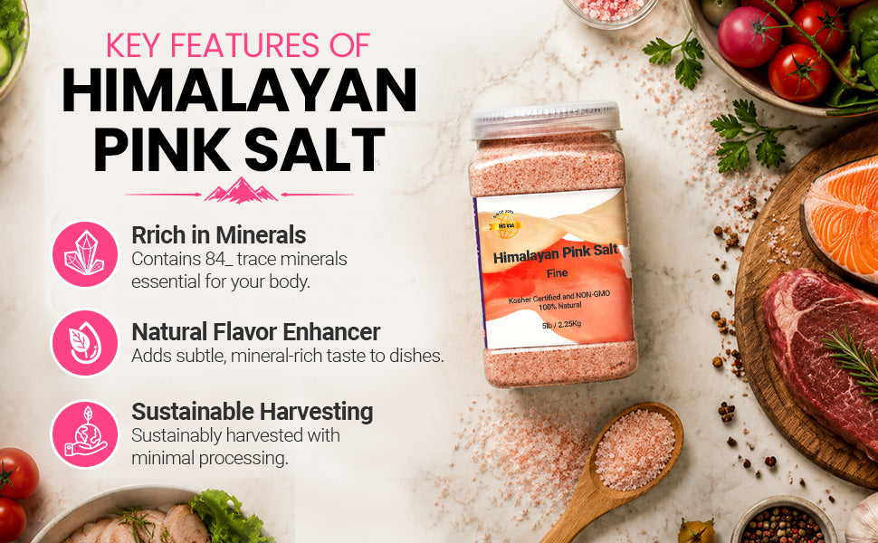 Pink Salt Fine – 5 lb