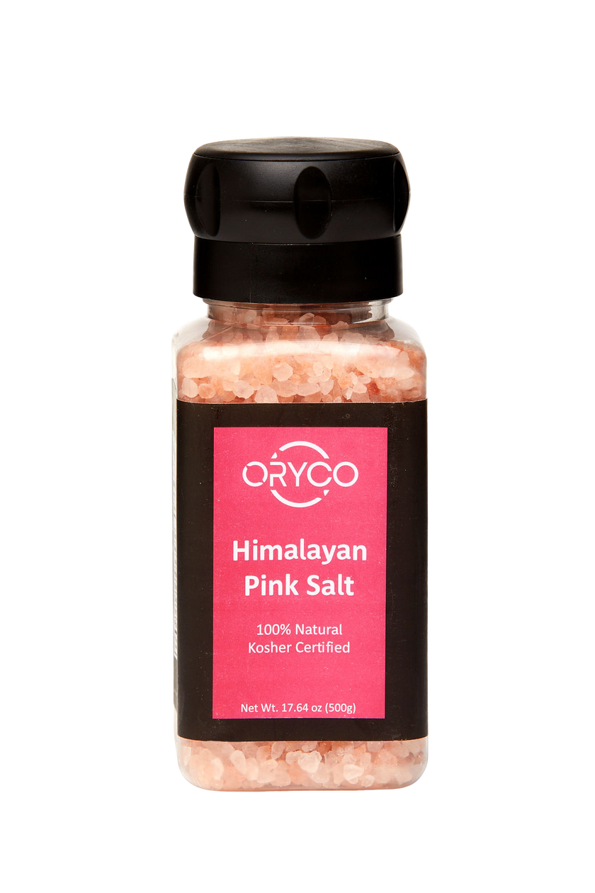 Himalayan Pink Salt Coarse Grain, 500g Refillable Plastic Bottle