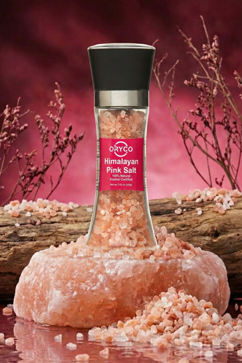 Premium Himalayan Pink Salt Grinder 200g