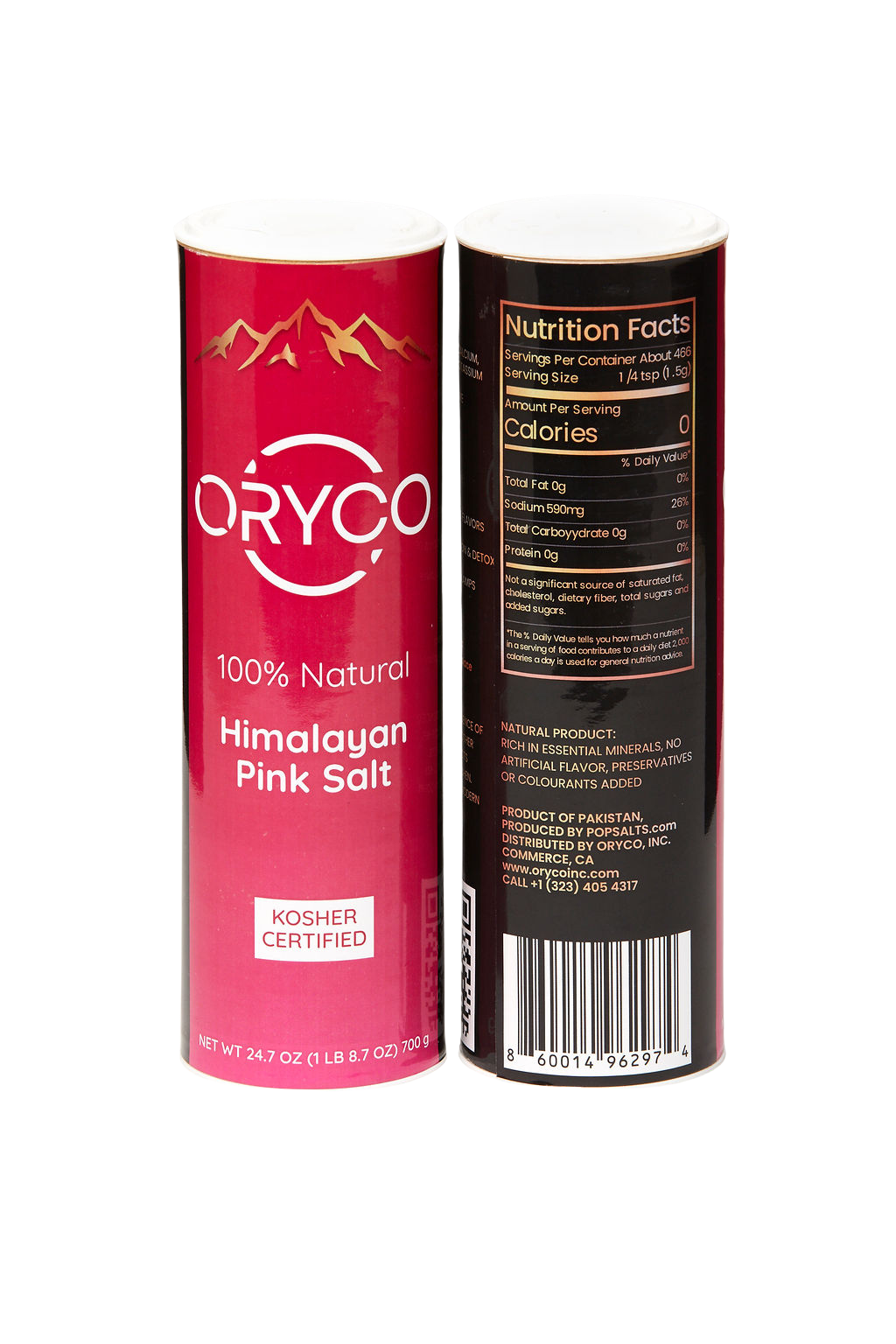 Shaker Fine Himalayan Pink Salt