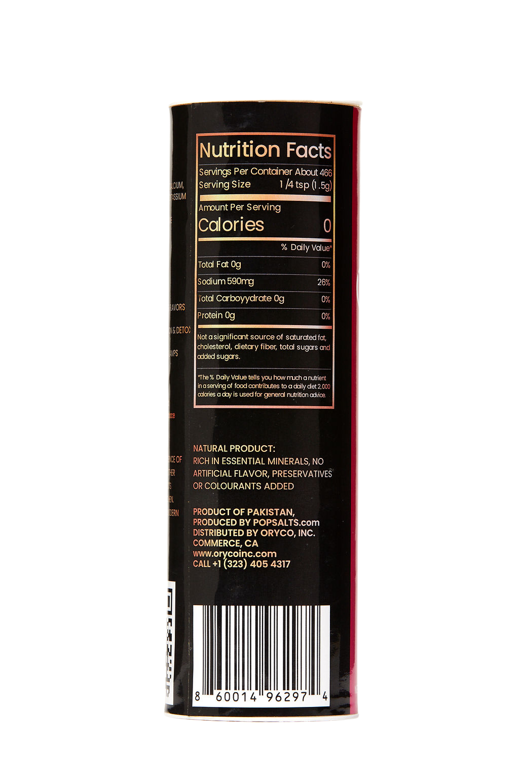 Shaker Fine Himalayan Pink Salt