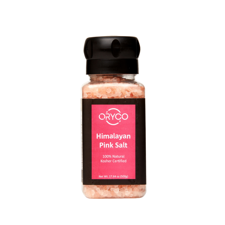 ORYCO Himalayan Pink Salt Coarse Refillable Grinder – 17.64 oz (500 g)