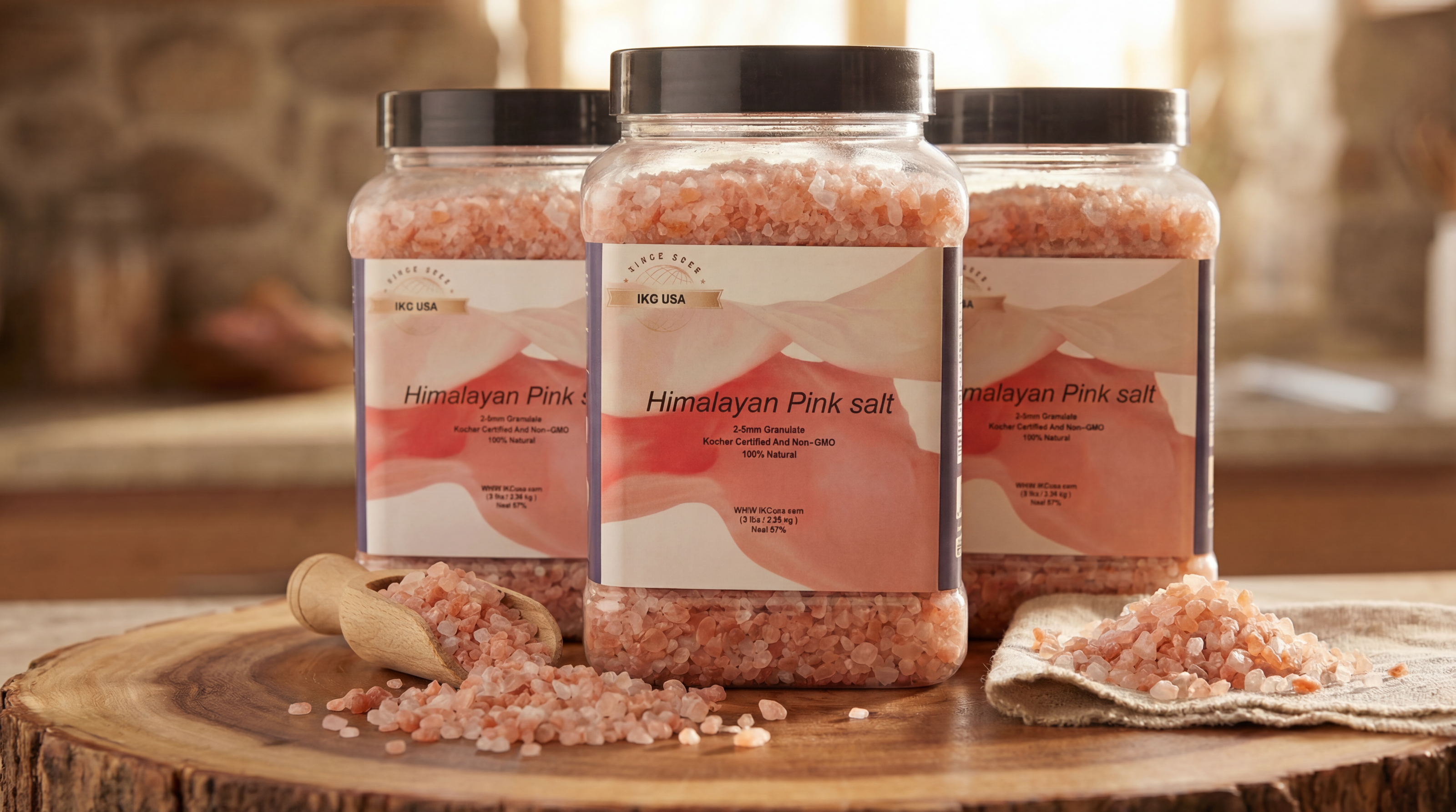 Himalayan Pink Salt – Coarse Grain (5 lb / 2.27 kg)