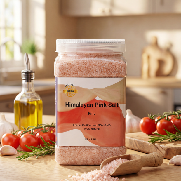 Himalayan Pink Salt – Fine Grain (5 lb / 2.27 kg)