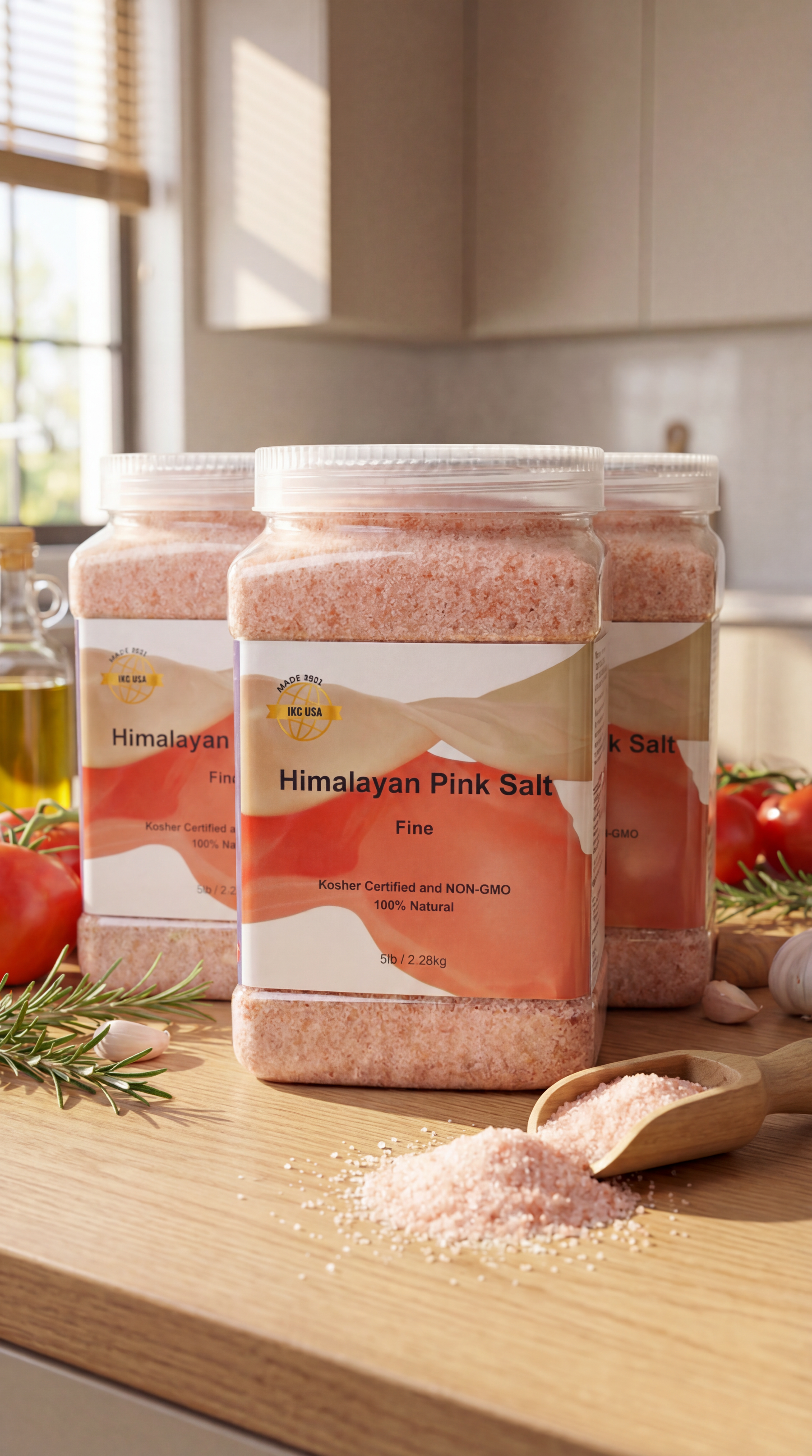 Himalayan Pink Salt – Fine Grain (5 lb / 2.27 kg)